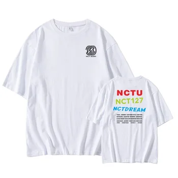 Nct u nct 127 koncertas pat visų valstybių pavadinimai spausdinti, o neck t shirt vasarą kpop sumažėjo peties rankovėmis t-shirt