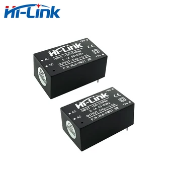 Nemokamas pristatymas 5vnt/daug naujų Hi-Link ac dc 5v 3w mini maitinimo modulis 220v izoliuotas perjungti režimą, pažangios modulis HLK-PM01