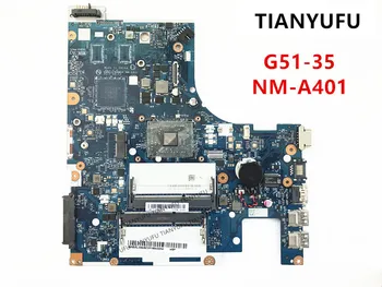 Nemokamas Pristatymas Lenovo G51-35 Nešiojamas Plokštė BMWQ3/BMWQ4 NM-A401 su A8-7410 cpu(AMD PROCESORIUS)pagrindinė Plokštė išbandyti darbas