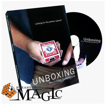 Nemokamas pristatymas! m. Naujos Atvykimo Unboxing DVD + Gudrybė - Kortų Magijos Gudrybių,Close Up,Magija, Aksesuarai,Etapas,Įdomus,Iliuzijų