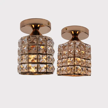 Nemokamas Pristatymas Modernus Aukso E27 Square&Cilindro formos LED Lubų šviestuvas Patalpų Miegamojo Kambarį Tyrimą, Vonios kambarys（DW-15）