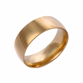 Nerūdijančio plieno papuošalai mėgėjams titano plieno žiedo išorinio ir vidinio kampo ryškus paviršiaus nerūdijančio plieno žiedas mados vyresnysis žiedas