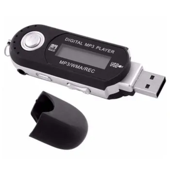 Nešiojamas USB Skaitmeninis MP3 Muzikos Grotuvas LCD Ekranas Parama 32GB TF Card & FM Radijo Prisiminimai NĖRA įtrauktos MP3 Grotuvai