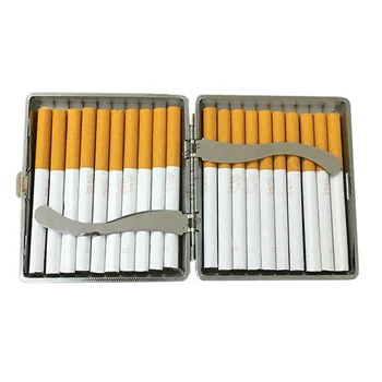 Nešiojamų Cigarečių Atveju 20 Lazdos Vyrų Lady Verslo Cigarečių Atveju Langelį Geležies Įrašą Fiksuotas Cigarečių Atveju Cigarečių Priedai