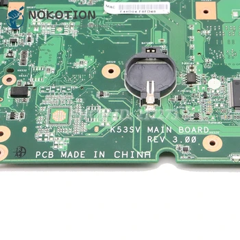 NOKOTION Nešiojamojo kompiuterio motininė Plokštė, Skirta Asus K53S X53S A53S K53SV REV 2.3 PC Mainboard HM65 DDR3 GT540M Grafika