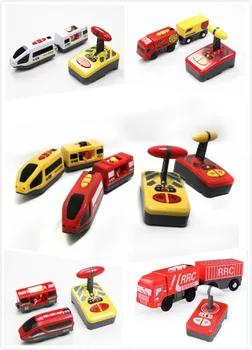 Nuotolinio Valdymo Kelis Vienetus CRH EPS Elektrinis Traukinys Žaislai sunkvežimių Rinkinys Vaikas tinkamos prekės, medinės sekti pavyzdžiu vaikų dovanų