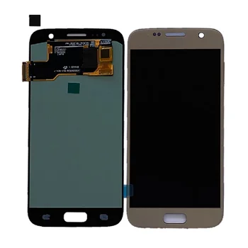 OLED LCD Samsung Galaxy S7 SM-G930 LCD Ekranas Jutiklinis Skydelis skaitmeninis keitiklis Surinkimo SAMSUNG S7 G930F Ekranas Pakeitimo