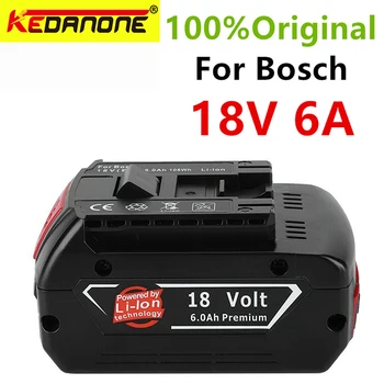 Original18V 6.0/8.0/10ah Įkraunama Ličio Jonų Baterija Bosch 18V 6.0 Atsarginę Bateriją Nešiojamų Pakeitimo BAT609