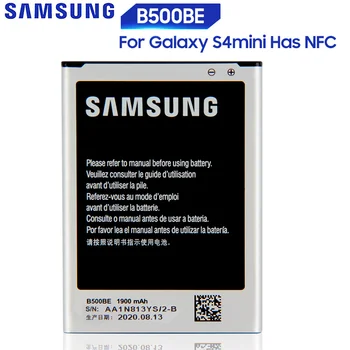 Originalaus Samsung Akumuliatoriaus Galaxy S4 Mini Projektas i9190 i9192 i9198 i9195 J Mini B500BE B500AE Su NFC 1900mAh