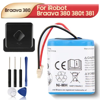 Originalią Bateriją Už iRobot Roomba Braava 380 380t 381 MĖTŲ 5200C 5200 Valymo Robotas Akumuliatorius 2000mAh