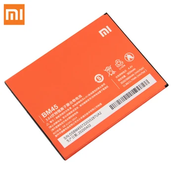 Originalią Bateriją Už Xiaomi Mi Redmi 2 Pastaba redmi nota2 Redrice Note2 BM45 Originali Telefono Baterija 3060mAh