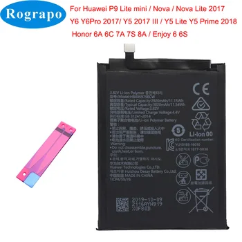 Originalus 3020mAh HB405979ECW Baterija Huawei Nova CAZ-AL10 GALI L01 L02 L12 Mėgautis 6S Garbę 6C Y5 Y6 2017 P9 lite mini