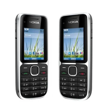 Originalus Nokia C2-01 Atrakinta Mobiliojo Telefono C2, Naudojamas GSM/WCDMA 3G Telefonas, Nemokamas Pristatymas