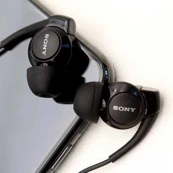 Originalus Sony EX300AP 3.5 mm Wired Stereo Ausinės, laisvų Rankų įranga, žemų dažnių garsiakalbis Stereo Ausinės su Mikrofonu, skirtos Xiaomi 