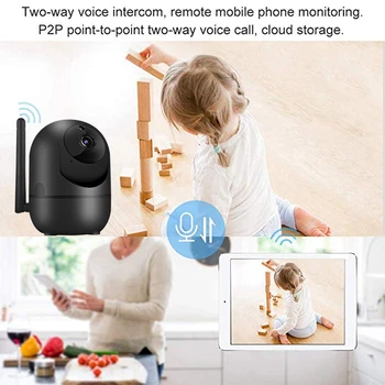 Originalus ycc365 1080P Debesis HD IP vaizdo Kamera WiFi Auto Stebėjimo kamerų Kūdikio stebėjimo Naktinio Matymo Saugos Namų Stebėjimo Kamerą