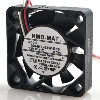 Originalą NMB 1604KL-04W-B39 4cm 4010 12V 0.09 disko aušinimo ventiliatorius