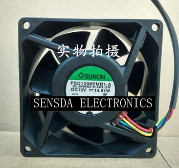 Originalą Sunon PSD1208PMB1-A 8CM Aušinimo ventiliatorius 12V Oro srauto ventiliatorius Aušinimo Ventiliatorius
