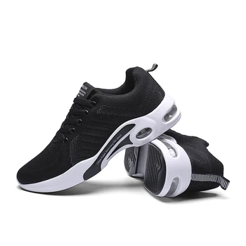 Oro Pagalvėle Bėgimo Bateliai Vyrų Tinklinio Kvėpuojantis Zapatillas Deportivas Mens Instruktorių Lengvi Sportiniai Bateliai Sneaker Bėgioti