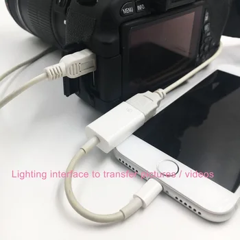 OTG Kabelis Adapteris USB 3.0 prie Žaibo Camera Connection kit for iPhone