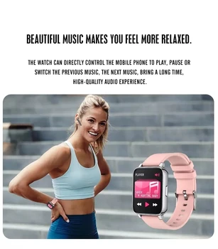 P36 Smart Watch Moterų, Vyrų Sporto Smartwatch Širdies Ritmo Monitorius Kraujo Spaudimas Tracker Fitneso Apyrankę, 