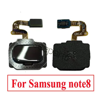 Palieskite ID pirštų Atspaudų Jutiklis Home Meniu Mygtuką Flex Kabelis Samsung Note 8 atsarginių Dalių, Skirtų 