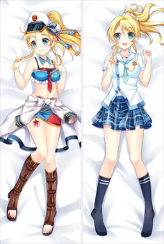 Patinka Gyventi! Mokyklos Idol Projekto anime Personažai seksuali mergina ayase eli & kousaka honoka mesti pagalvę padengti kūno Užvalkalas
