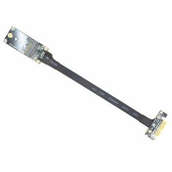 PCIe x1 m. 2 A. E. klavišą WiFi adapteris ilgintuvas Pramonės serverio prietaiso ryšio Signalo pajungimo Kabelis
