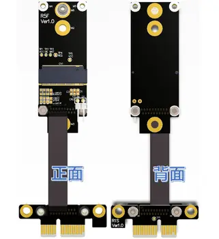 PCIe x1 m. 2 A. E. klavišą WiFi adapteris ilgintuvas Pramonės serverio prietaiso ryšio Signalo pajungimo Kabelis