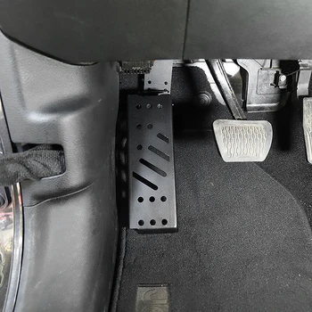 Pedalai Jeep Wrangler JL 2018+Aliuminio lydinio Automobilių Stabdžių Pėdos Poilsio Pedalo Pakojų Plokštelės, Pagalvėlės Dangtis Jeep Wrangler JL Priedai