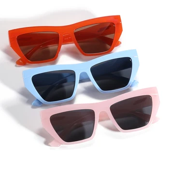 Peekaboo cat eye akiniai nuo saulės moterims, leopardas 2021 moterų mados saulės akiniai vintage black uv400 gimtadienio dovanos rožinė mėlyna