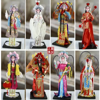 Pekino Šilko Figūra Lėlės Pekino Operos Lėlės Kinijos Vėjo Namų Papuošalas Žmogaus Lėlės Modelis Ribotos kolekcijos lėlės-Geriausia Dovana