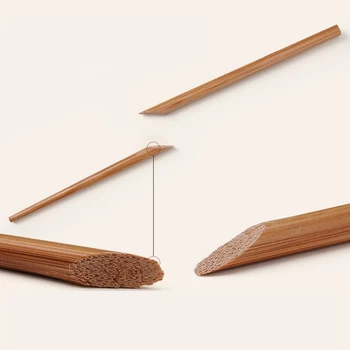 Penkios poros iš Kinijos namų lazdelės maisto lazdos bambuko patvarus nešiojamų maistas saugus stalo restoranų banketus