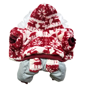 Pet drabužiai, žiemą šilta trumpas siūlas mažylių žiemos paltai mados gobtuvu elnias modelis S-XL minkštas patogus šuo striukė šunų drabužiai