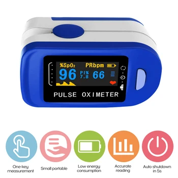 Pirštu Pulse Oximeter Kraujo Deguonies Digital Pulse Oximeter Signalizacijos Oximeter OLED