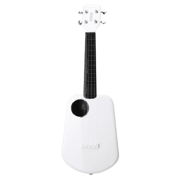 Populele 2 LED App Kontrolės USB Smart Ukulėle 4 Stygos 23 Colių Ukulėle Koncertas Gitara ABS Fingerboard Akustine elektrine Gitara