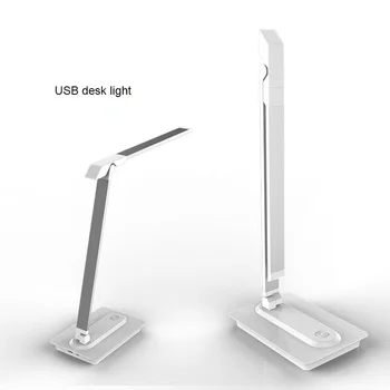 Porfessional 7W LED Stalo Lempa, Eye-Rūpestinga stalinės Lempos, šviesos srautą galima reguliuoti Office Lempa su USB Jungtis, 3 Apšvietimo Režimus, Touch Control