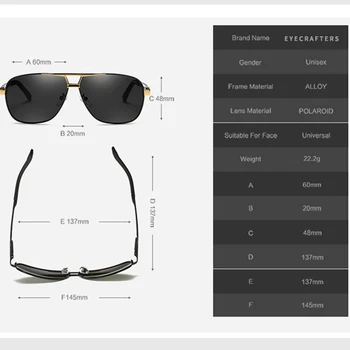 Prabanga Mens Aliuminio HD Poliarizuoti Akiniai nuo saulės Classic Prekės ženklo Pilotas Saulės akiniai Vairavimo Žvejybos Taurės Vyrų Oculos de sol UV400