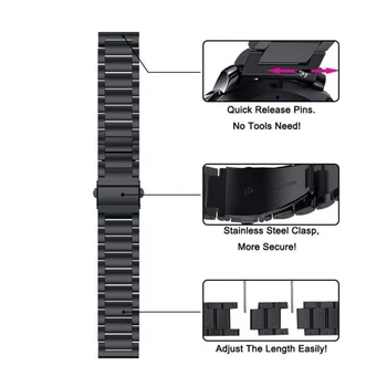 Prabangus Nerūdijančio Plieno Laikrodžio Dirželio Pakeitimo Xiaomi Huami Amazfit GTS Metalo Apyrankė Išmaniųjų Laikrodžių Apyrankės Apyrankės