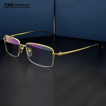 Prekės Aikštėje Titano akinių rėmeliai vyrų 2020 Trumparegystė kompiuteriu, akiniai rėmeliai vyrų Mados verslo akinių rėmeliai Vyrų