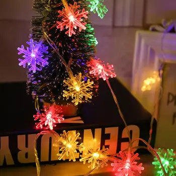 QIFU Santa Claus ir Kalėdų LED String Šviesos Girlianda Dekoratyvinis Pasakų Žibintai Kalėdų Deocr Namų, Atostogų Apšvietimo Navidad