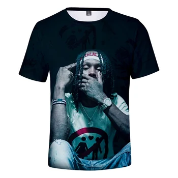 R. I. P Reperis Karalius Von 3D Print T Shirt Vyrai / Moterys Vasarą trumpomis Rankovėmis Vyrams Viršūnes Streetwear Hip-Hop Harajuku Tshirts Drabužius 2021