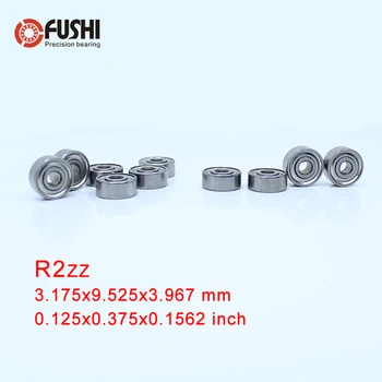 R2zz R2-5zz Guolių R2-6zz R3zz ABEC-1 10VNT Dvigubai Ekranuotas Colių Miniatiūriniai Rutuliniai Guoliai R2z R2-5z R2-6z R3z