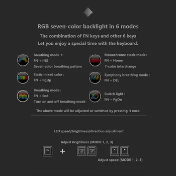 Redragon K502 Žaidimų Klaviatūra Laidinio Šokolado Apšvietimas 104 KeySilent Klaviatūros Ergonominiai, su Riešo Poilsio Windows PC Žaidimai