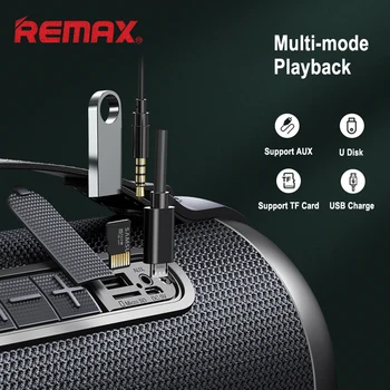 REMAX Garsiakalbis TWS-RB-M43 Portable Bluetooth V5.0 Garsiakalbis Multi-mode Perklausos HIFI Garsiakalbių Stereo Muzikos Supa Soundbar