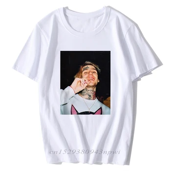 Reperis Lil Peep Marškinėliai Rap Emo Gaudyklė, Hip-Hop Lil Peep Cool T-shirt Grafikos Spausdinimo Harajuku Marškinėlius Vyrai /Male Camisetas Hombre