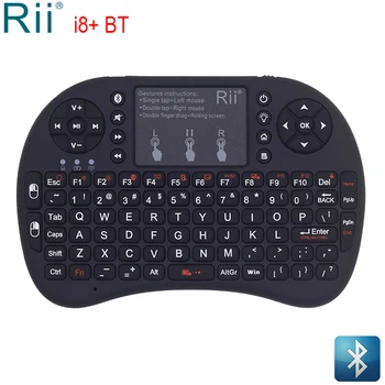 Rii i8+ Apšvietimu Mini Bluetooth 