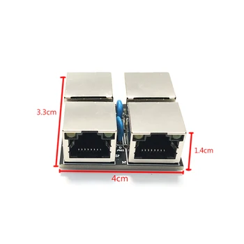 Rj45 Pasyvus Mini Eterneto Bakstelėkite Tinklo Paketų Surinkimo Mod Replika Stebėsenos Ethernet Ryšio Rzucanie Žvaigždutė LAN Bakstelėkite