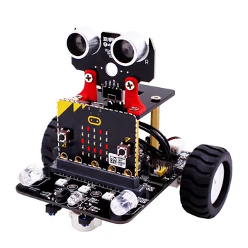 Robotas Rinkinys Mažoms:Tiek Kamieninių Robotų Rinkiniai Vaikams Programuojami Bbc Microbit Robotai 