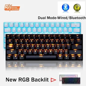 Royal Kludge RK61 Mini Nešiojamieji 61 Klavišas Dual-Mode 