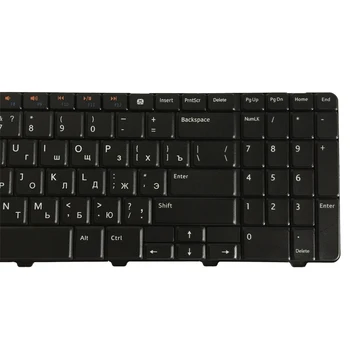 Rusų Klaviatūra Dell Inspiron 15 15R N M 5010 N5010 M5010 0Y3F2G NSK-DRASW 0JRH7K 9Z.N4BSW.A0R RU Juodos spalvos nešiojamojo kompiuterio klaviatūra